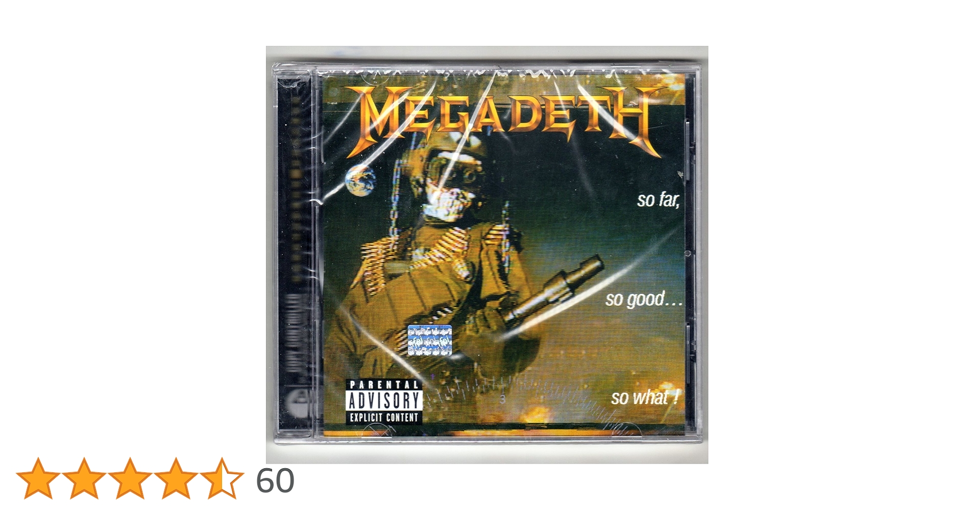 MEGADETH ソー・ファー・ソー・グッド...ソー・ホワット So Far So Good: So What [Disco de Vinil] | Amazon.com.br